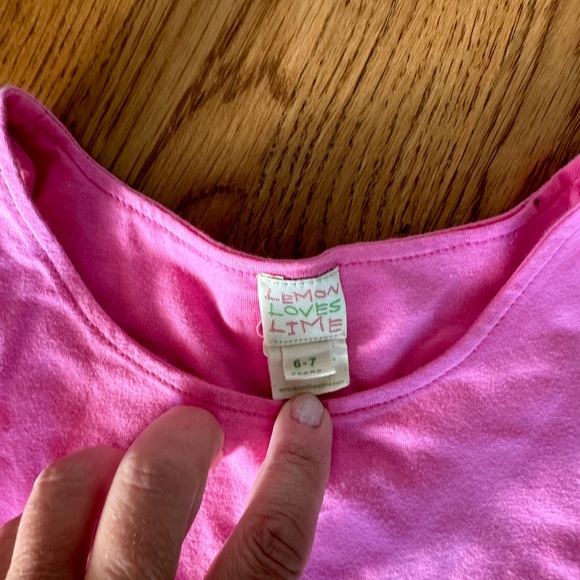 Beautiful fuchsia lemon loves lime mermaid dress size 6-7 brand new - Picture 7 of 7